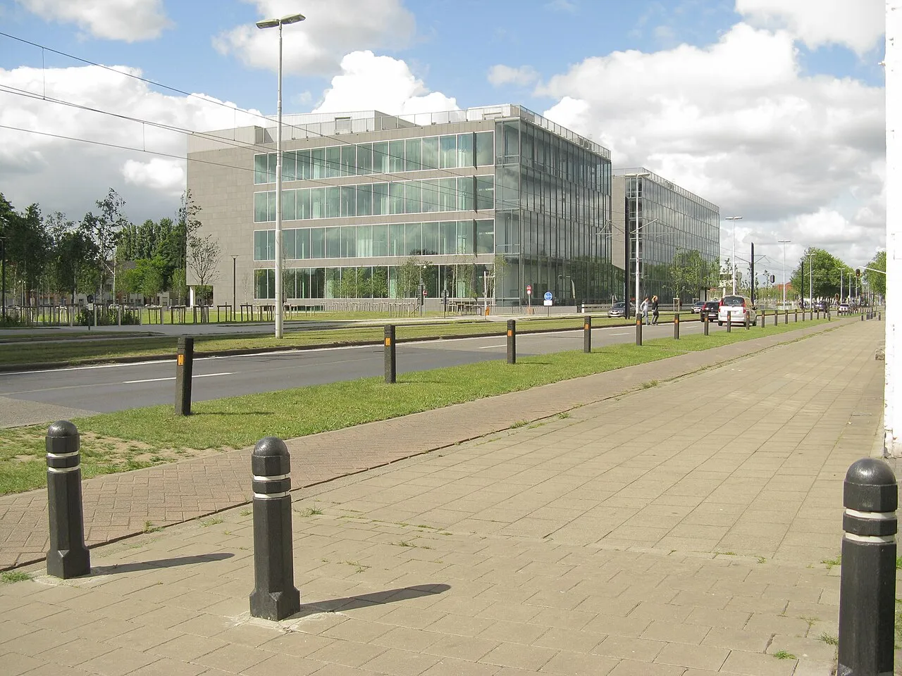 Het nieuwe gerechtsgebouw aan de Opgeëistenlaan in Gent, waar het hof van assisen zetelt.
