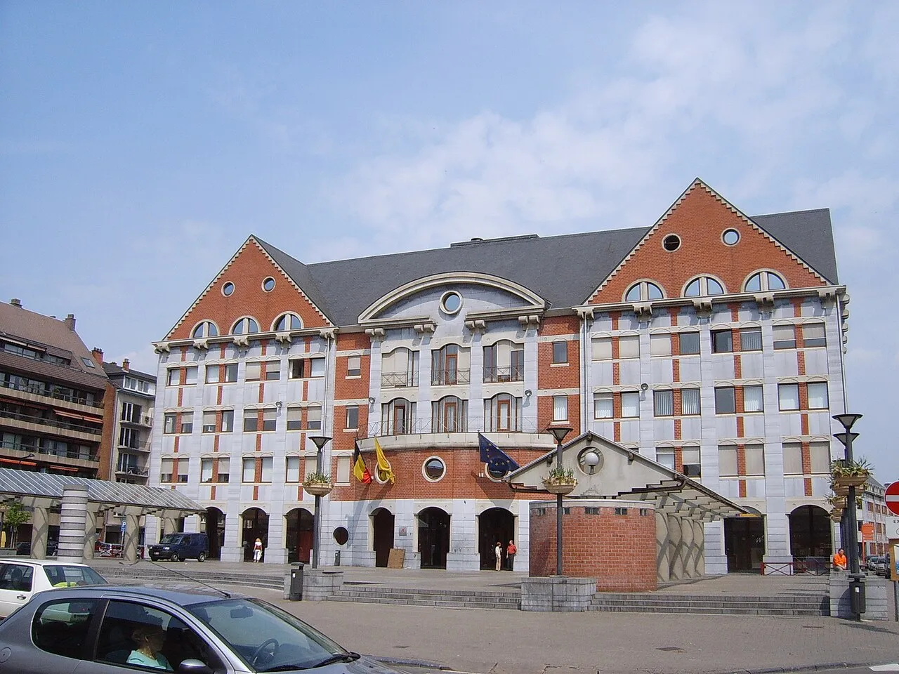 Het hoofdgebouw van de Waalse overheidsadministratie in Jambes, bij Namen