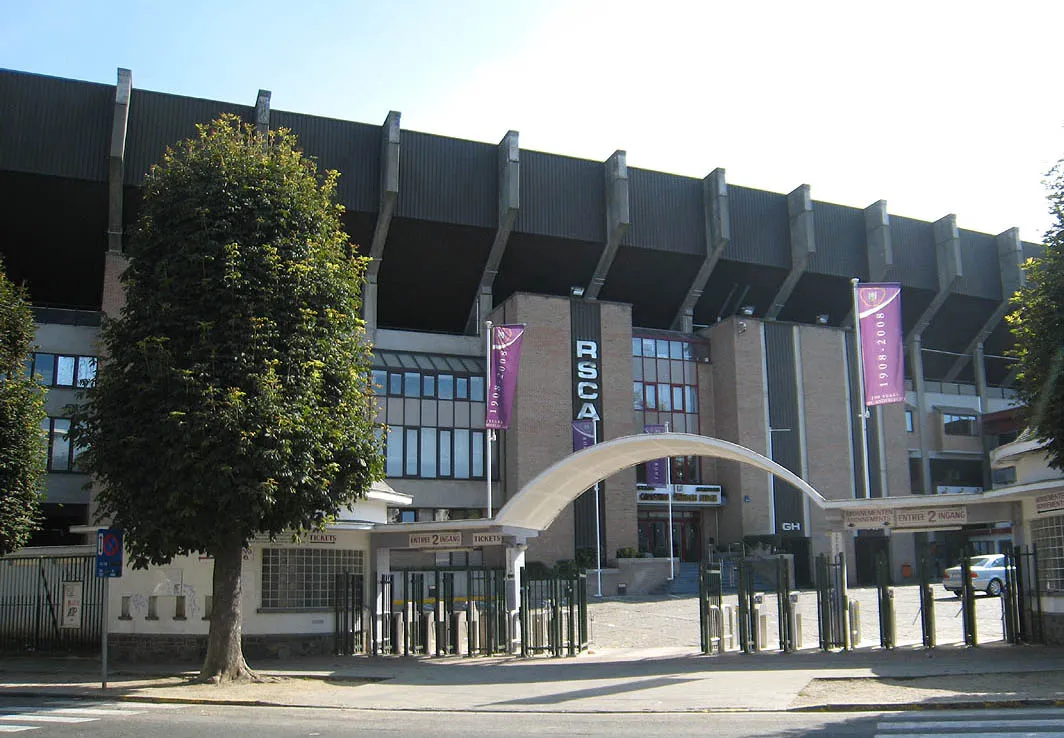 Het Constant Vanden Stockstadion, het thuisstadion van RSC Anderlecht