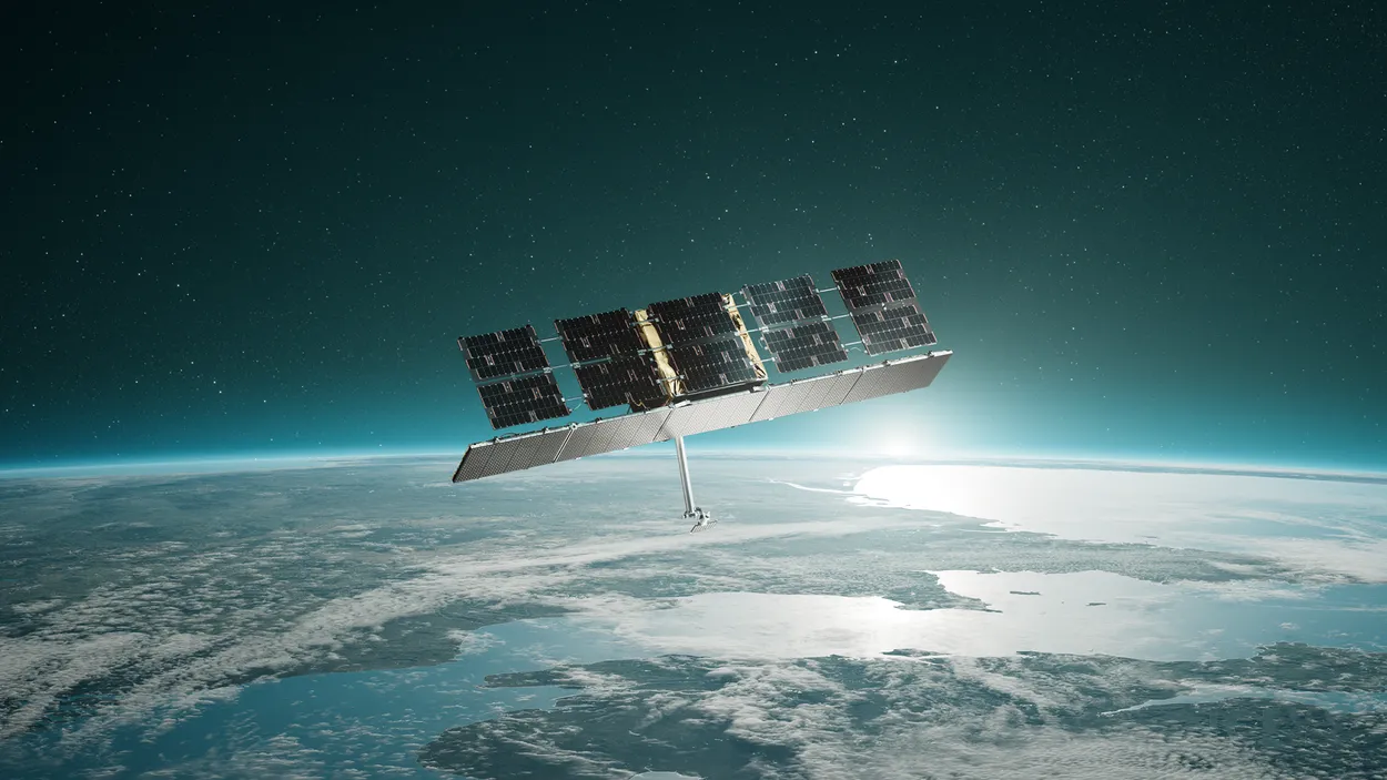 Een ICEYE radarsatelliet, van hetzelfde type als de Oekraïens ingezette ICEYE-X36.